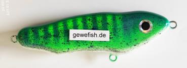 Custom lures,Gewefish Dancer 13 S blau Firetiger  uv